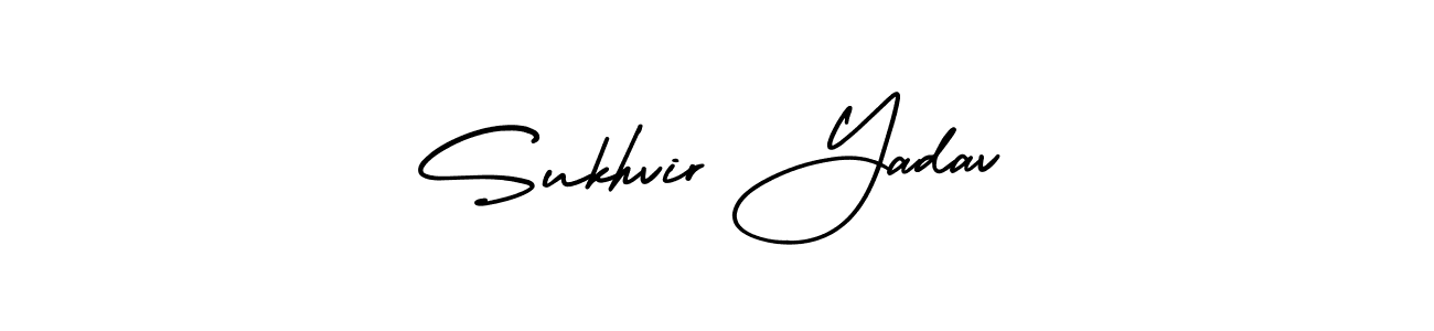 Sukhvir Yadav stylish signature style. Best Handwritten Sign (AmerikaSignatureDemo-Regular) for my name. Handwritten Signature Collection Ideas for my name Sukhvir Yadav. Sukhvir Yadav signature style 3 images and pictures png