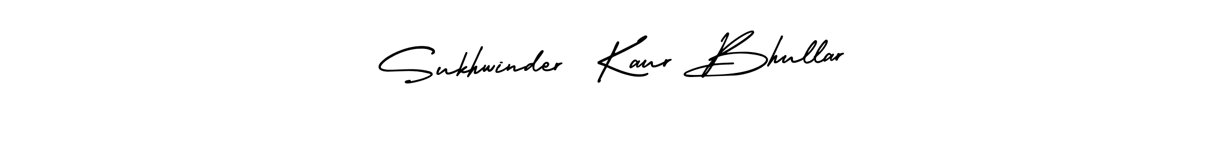 How to Draw Sukhwinder  Kaur Bhullar signature style? AmerikaSignatureDemo-Regular is a latest design signature styles for name Sukhwinder  Kaur Bhullar. Sukhwinder  Kaur Bhullar signature style 3 images and pictures png