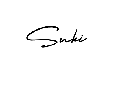 Make a beautiful signature design for name Suki. With this signature (AmerikaSignatureDemo-Regular) style, you can create a handwritten signature for free. Suki signature style 3 images and pictures png