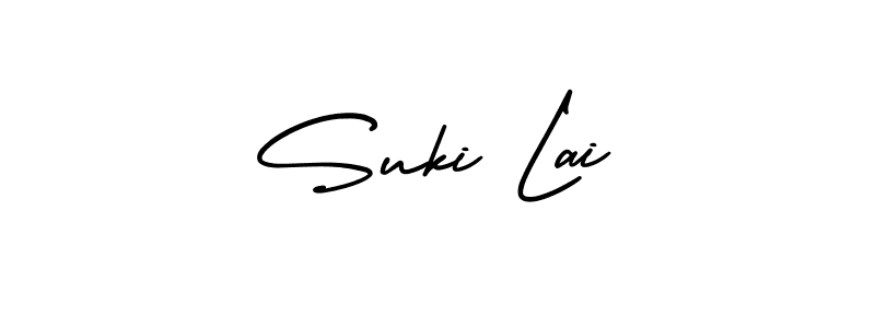 Best and Professional Signature Style for Suki Lai. AmerikaSignatureDemo-Regular Best Signature Style Collection. Suki Lai signature style 3 images and pictures png