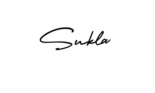 Design your own signature with our free online signature maker. With this signature software, you can create a handwritten (AmerikaSignatureDemo-Regular) signature for name Sukla. Sukla signature style 3 images and pictures png