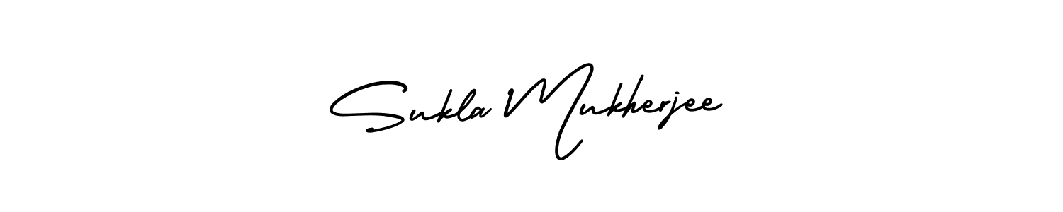 if you are searching for the best signature style for your name Sukla Mukherjee. so please give up your signature search. here we have designed multiple signature styles  using AmerikaSignatureDemo-Regular. Sukla Mukherjee signature style 3 images and pictures png