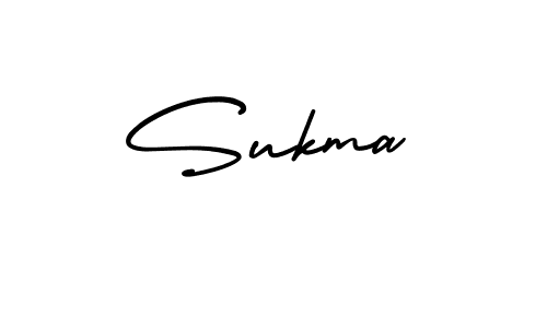 Create a beautiful signature design for name Sukma. With this signature (AmerikaSignatureDemo-Regular) fonts, you can make a handwritten signature for free. Sukma signature style 3 images and pictures png