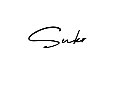 The best way (AmerikaSignatureDemo-Regular) to make a short signature is to pick only two or three words in your name. The name Sukr include a total of six letters. For converting this name. Sukr signature style 3 images and pictures png