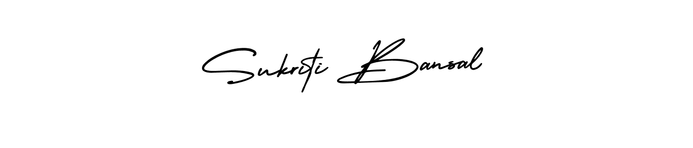 This is the best signature style for the Sukriti Bansal name. Also you like these signature font (AmerikaSignatureDemo-Regular). Mix name signature. Sukriti Bansal signature style 3 images and pictures png