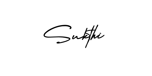 Create a beautiful signature design for name Sukthi. With this signature (AmerikaSignatureDemo-Regular) fonts, you can make a handwritten signature for free. Sukthi signature style 3 images and pictures png