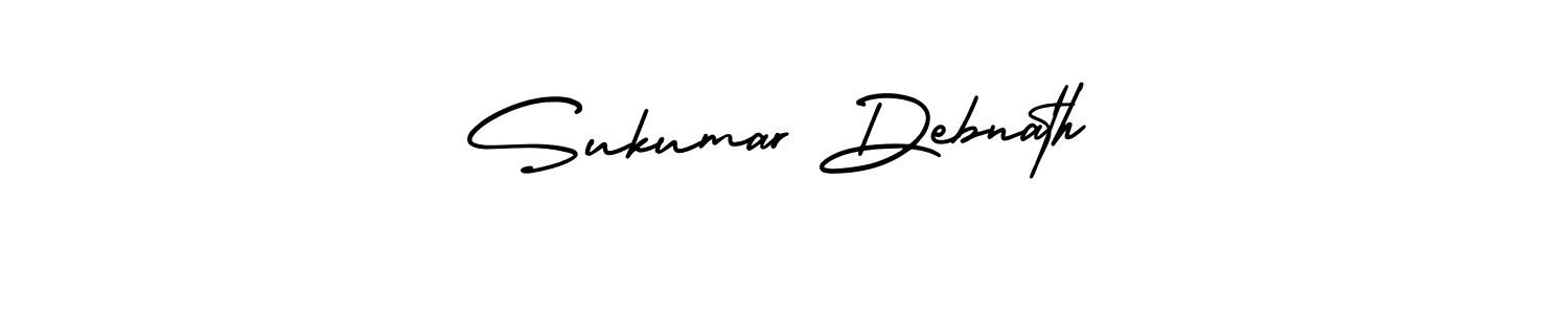 How to make Sukumar Debnath name signature. Use AmerikaSignatureDemo-Regular style for creating short signs online. This is the latest handwritten sign. Sukumar Debnath signature style 3 images and pictures png