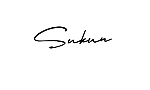 Use a signature maker to create a handwritten signature online. With this signature software, you can design (AmerikaSignatureDemo-Regular) your own signature for name Sukun. Sukun signature style 3 images and pictures png