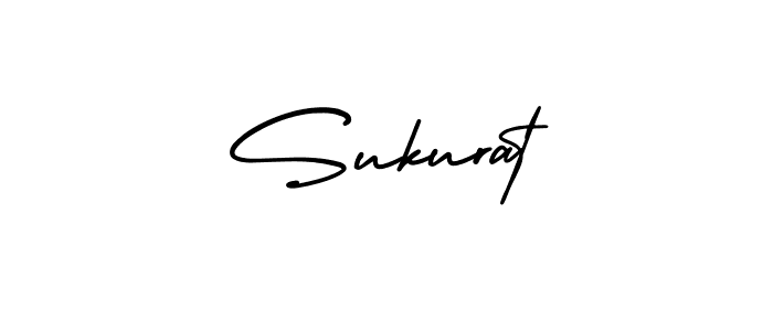 The best way (AmerikaSignatureDemo-Regular) to make a short signature is to pick only two or three words in your name. The name Sukurat include a total of six letters. For converting this name. Sukurat signature style 3 images and pictures png