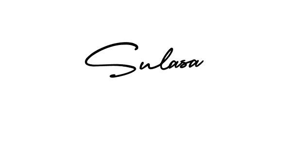 Use a signature maker to create a handwritten signature online. With this signature software, you can design (AmerikaSignatureDemo-Regular) your own signature for name Sulasa. Sulasa signature style 3 images and pictures png