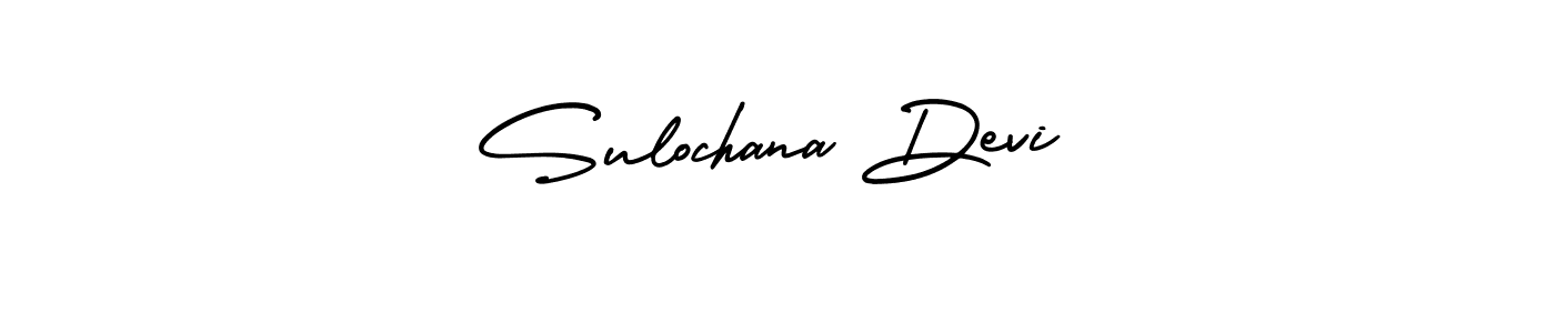 Create a beautiful signature design for name Sulochana Devi. With this signature (AmerikaSignatureDemo-Regular) fonts, you can make a handwritten signature for free. Sulochana Devi signature style 3 images and pictures png