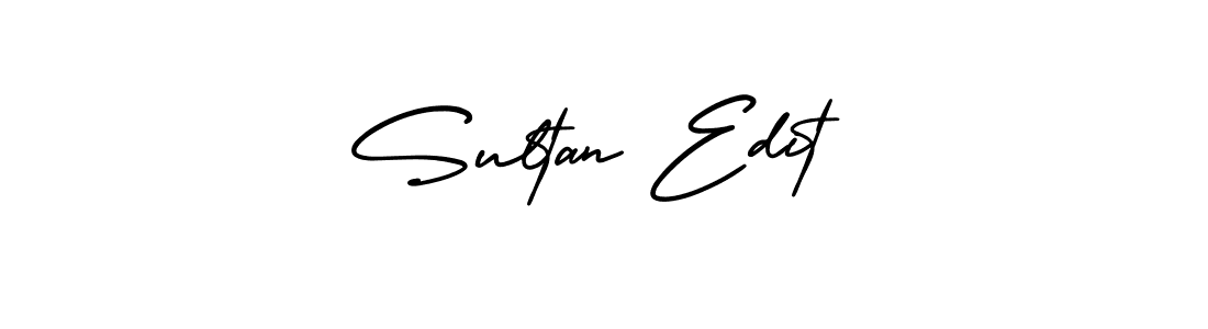The best way (AmerikaSignatureDemo-Regular) to make a short signature is to pick only two or three words in your name. The name Sultan Edit include a total of six letters. For converting this name. Sultan Edit signature style 3 images and pictures png