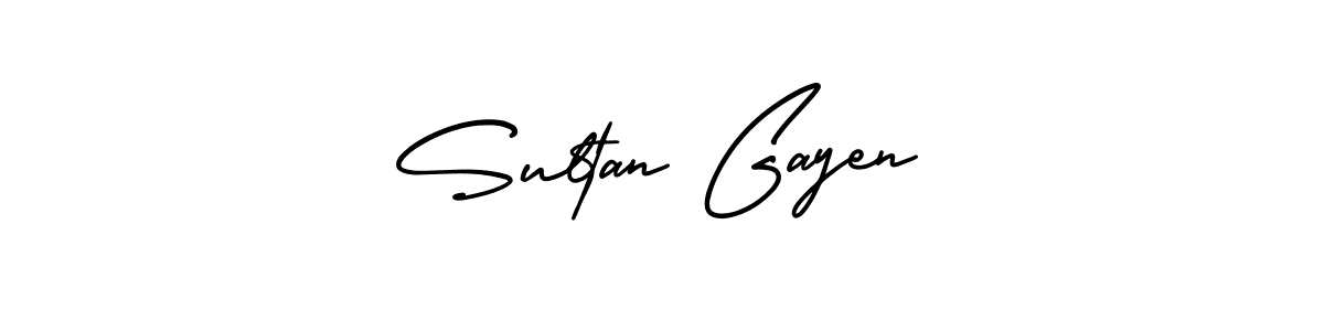 if you are searching for the best signature style for your name Sultan Gayen. so please give up your signature search. here we have designed multiple signature styles  using AmerikaSignatureDemo-Regular. Sultan Gayen signature style 3 images and pictures png