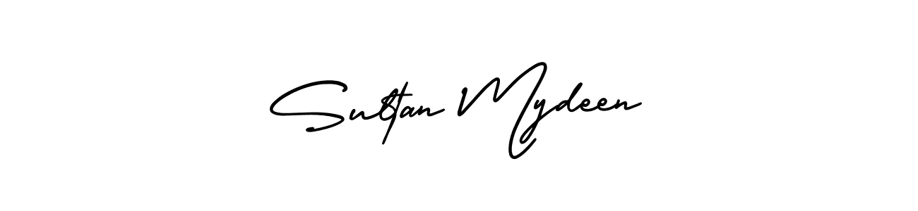 Make a beautiful signature design for name Sultan Mydeen. With this signature (AmerikaSignatureDemo-Regular) style, you can create a handwritten signature for free. Sultan Mydeen signature style 3 images and pictures png