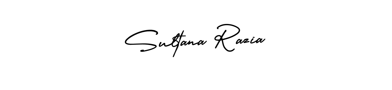 How to Draw Sultana Razia signature style? AmerikaSignatureDemo-Regular is a latest design signature styles for name Sultana Razia. Sultana Razia signature style 3 images and pictures png