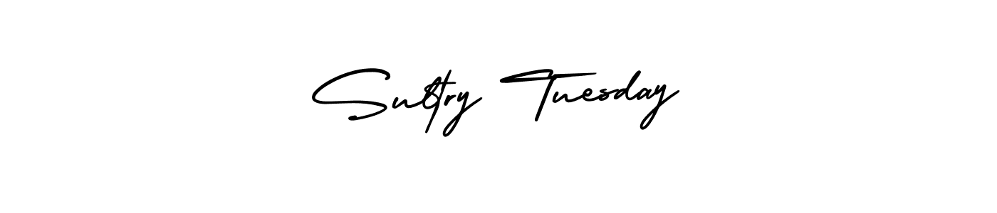 It looks lik you need a new signature style for name Sultry Tuesday. Design unique handwritten (AmerikaSignatureDemo-Regular) signature with our free signature maker in just a few clicks. Sultry Tuesday signature style 3 images and pictures png