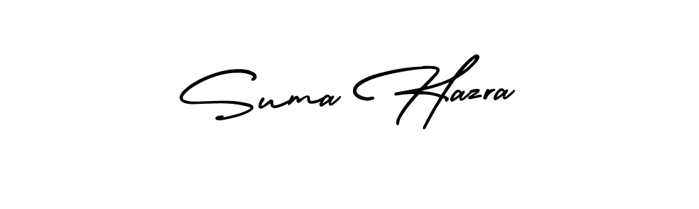 This is the best signature style for the Suma Hazra name. Also you like these signature font (AmerikaSignatureDemo-Regular). Mix name signature. Suma Hazra signature style 3 images and pictures png