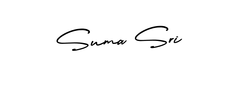 How to make Suma Sri signature? AmerikaSignatureDemo-Regular is a professional autograph style. Create handwritten signature for Suma Sri name. Suma Sri signature style 3 images and pictures png