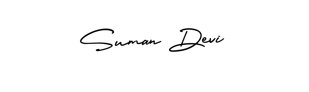 It looks lik you need a new signature style for name Suman Devi. Design unique handwritten (AmerikaSignatureDemo-Regular) signature with our free signature maker in just a few clicks. Suman Devi signature style 3 images and pictures png