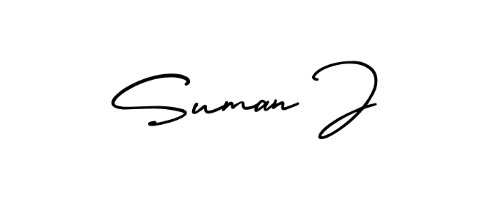 AmerikaSignatureDemo-Regular is a professional signature style that is perfect for those who want to add a touch of class to their signature. It is also a great choice for those who want to make their signature more unique. Get Suman J name to fancy signature for free. Suman J signature style 3 images and pictures png