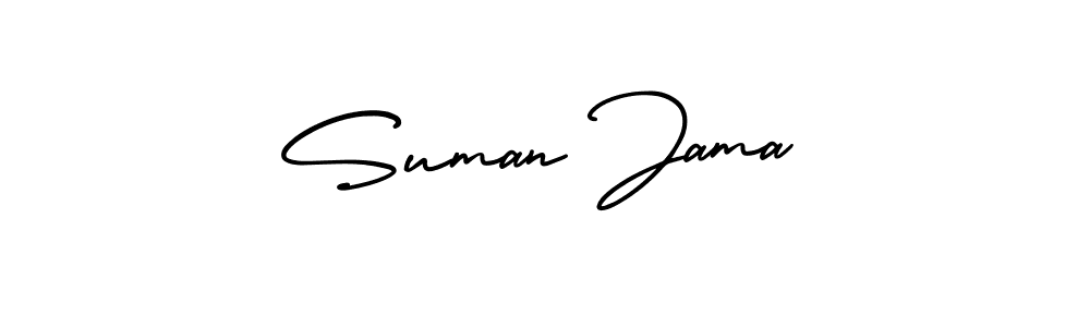 Best and Professional Signature Style for Suman Jama. AmerikaSignatureDemo-Regular Best Signature Style Collection. Suman Jama signature style 3 images and pictures png