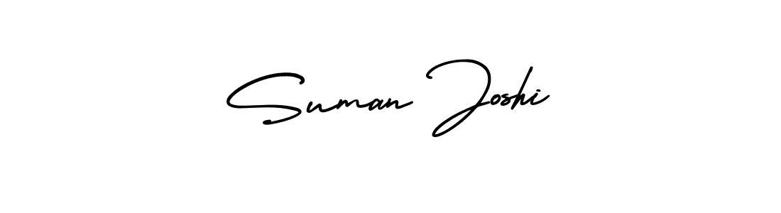 AmerikaSignatureDemo-Regular is a professional signature style that is perfect for those who want to add a touch of class to their signature. It is also a great choice for those who want to make their signature more unique. Get Suman Joshi name to fancy signature for free. Suman Joshi signature style 3 images and pictures png