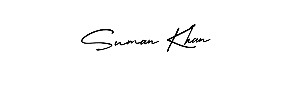 Also You can easily find your signature by using the search form. We will create Suman Khan name handwritten signature images for you free of cost using AmerikaSignatureDemo-Regular sign style. Suman Khan signature style 3 images and pictures png