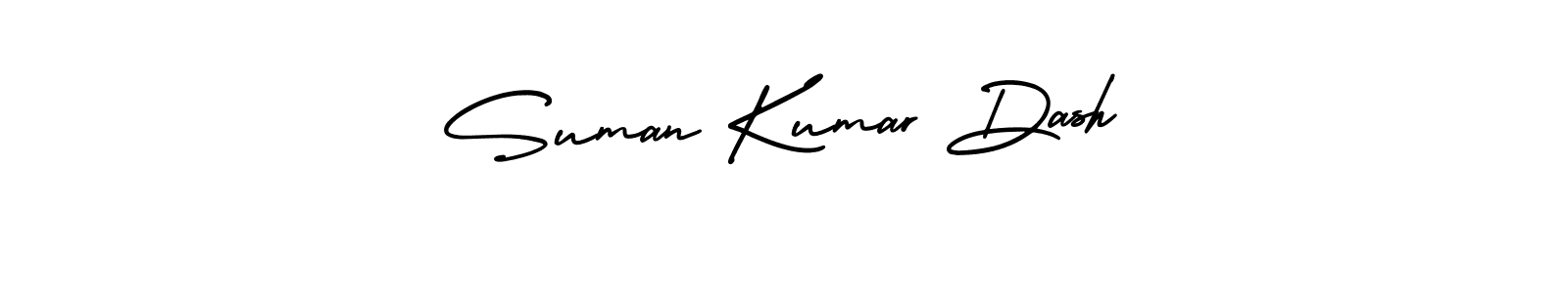 How to make Suman Kumar Dash name signature. Use AmerikaSignatureDemo-Regular style for creating short signs online. This is the latest handwritten sign. Suman Kumar Dash signature style 3 images and pictures png
