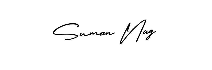 Also You can easily find your signature by using the search form. We will create Suman Nag name handwritten signature images for you free of cost using AmerikaSignatureDemo-Regular sign style. Suman Nag signature style 3 images and pictures png