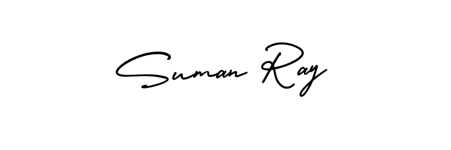 Similarly AmerikaSignatureDemo-Regular is the best handwritten signature design. Signature creator online .You can use it as an online autograph creator for name Suman Ray. Suman Ray signature style 3 images and pictures png