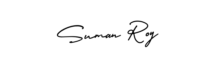 AmerikaSignatureDemo-Regular is a professional signature style that is perfect for those who want to add a touch of class to their signature. It is also a great choice for those who want to make their signature more unique. Get Suman Roy name to fancy signature for free. Suman Roy signature style 3 images and pictures png