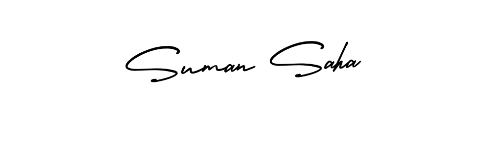 if you are searching for the best signature style for your name Suman Saha. so please give up your signature search. here we have designed multiple signature styles  using AmerikaSignatureDemo-Regular. Suman Saha signature style 3 images and pictures png