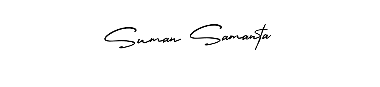 if you are searching for the best signature style for your name Suman Samanta. so please give up your signature search. here we have designed multiple signature styles  using AmerikaSignatureDemo-Regular. Suman Samanta signature style 3 images and pictures png