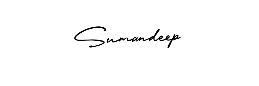 Use a signature maker to create a handwritten signature online. With this signature software, you can design (AmerikaSignatureDemo-Regular) your own signature for name Sumandeep. Sumandeep signature style 3 images and pictures png