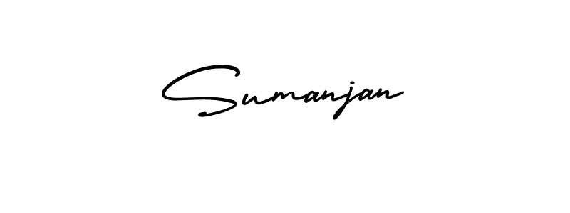 if you are searching for the best signature style for your name Sumanjan. so please give up your signature search. here we have designed multiple signature styles  using AmerikaSignatureDemo-Regular. Sumanjan signature style 3 images and pictures png