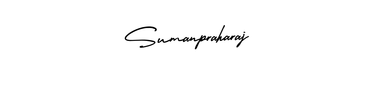 Create a beautiful signature design for name Sumanpraharaj. With this signature (AmerikaSignatureDemo-Regular) fonts, you can make a handwritten signature for free. Sumanpraharaj signature style 3 images and pictures png