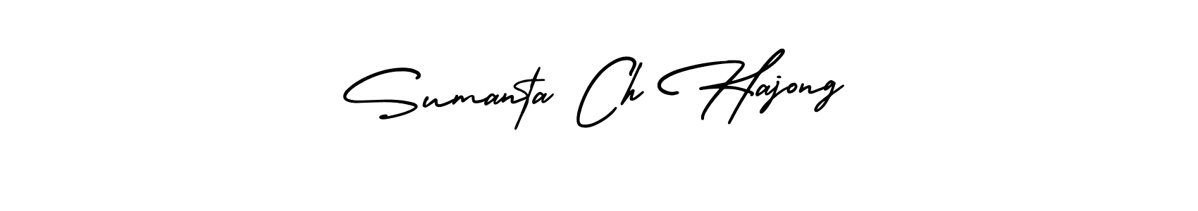 Make a beautiful signature design for name Sumanta Ch Hajong. Use this online signature maker to create a handwritten signature for free. Sumanta Ch Hajong signature style 3 images and pictures png