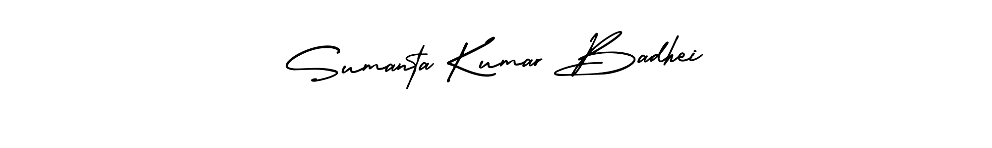 How to Draw Sumanta Kumar Badhei signature style? AmerikaSignatureDemo-Regular is a latest design signature styles for name Sumanta Kumar Badhei. Sumanta Kumar Badhei signature style 3 images and pictures png