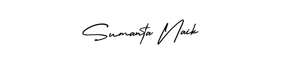 Create a beautiful signature design for name Sumanta Naik. With this signature (AmerikaSignatureDemo-Regular) fonts, you can make a handwritten signature for free. Sumanta Naik signature style 3 images and pictures png