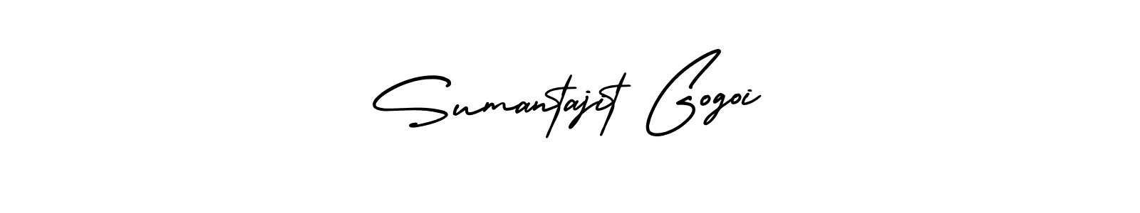 Similarly AmerikaSignatureDemo-Regular is the best handwritten signature design. Signature creator online .You can use it as an online autograph creator for name Sumantajit Gogoi. Sumantajit Gogoi signature style 3 images and pictures png