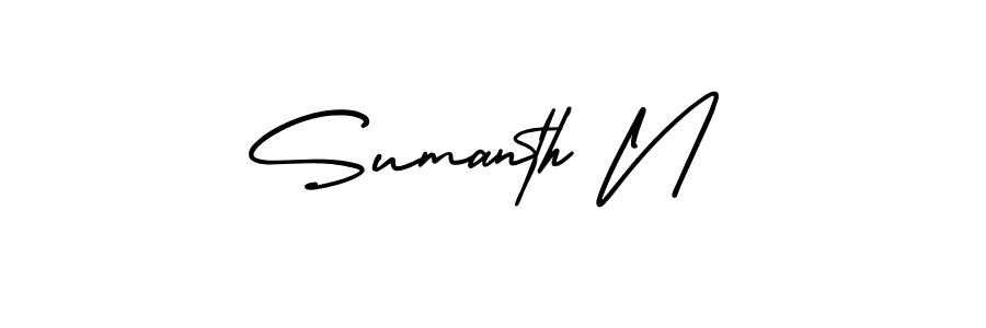 You can use this online signature creator to create a handwritten signature for the name Sumanth N. This is the best online autograph maker. Sumanth N signature style 3 images and pictures png