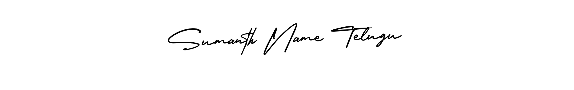 Also You can easily find your signature by using the search form. We will create Sumanth Name Telugu name handwritten signature images for you free of cost using AmerikaSignatureDemo-Regular sign style. Sumanth Name Telugu signature style 3 images and pictures png