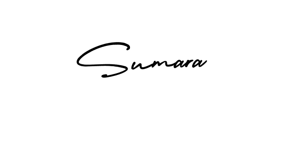 How to make Sumara signature? AmerikaSignatureDemo-Regular is a professional autograph style. Create handwritten signature for Sumara name. Sumara signature style 3 images and pictures png