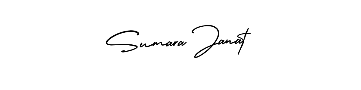if you are searching for the best signature style for your name Sumara Janat. so please give up your signature search. here we have designed multiple signature styles  using AmerikaSignatureDemo-Regular. Sumara Janat signature style 3 images and pictures png