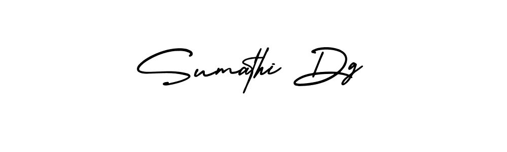 How to make Sumathi Dg signature? AmerikaSignatureDemo-Regular is a professional autograph style. Create handwritten signature for Sumathi Dg name. Sumathi Dg signature style 3 images and pictures png