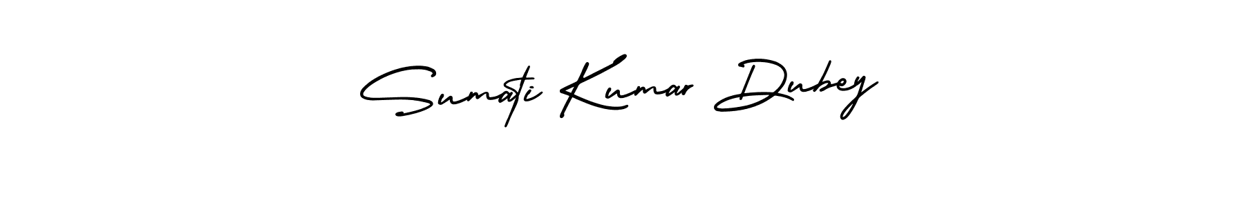 Design your own signature with our free online signature maker. With this signature software, you can create a handwritten (AmerikaSignatureDemo-Regular) signature for name Sumati Kumar Dubey. Sumati Kumar Dubey signature style 3 images and pictures png