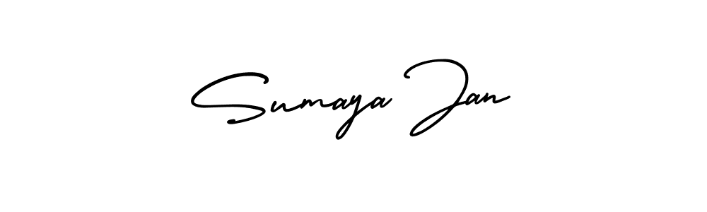 Make a short Sumaya Jan signature style. Manage your documents anywhere anytime using AmerikaSignatureDemo-Regular. Create and add eSignatures, submit forms, share and send files easily. Sumaya Jan signature style 3 images and pictures png