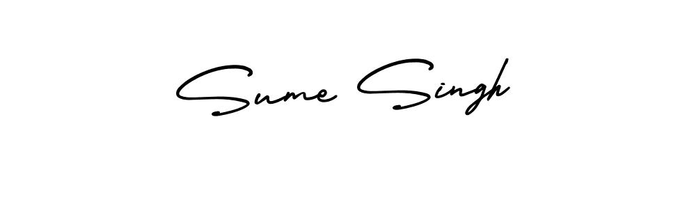 Make a beautiful signature design for name Sume Singh. Use this online signature maker to create a handwritten signature for free. Sume Singh signature style 3 images and pictures png