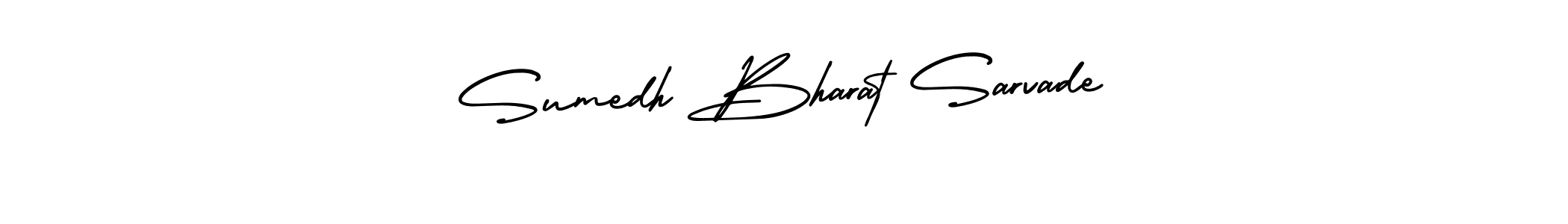 Also we have Sumedh Bharat Sarvade name is the best signature style. Create professional handwritten signature collection using AmerikaSignatureDemo-Regular autograph style. Sumedh Bharat Sarvade signature style 3 images and pictures png