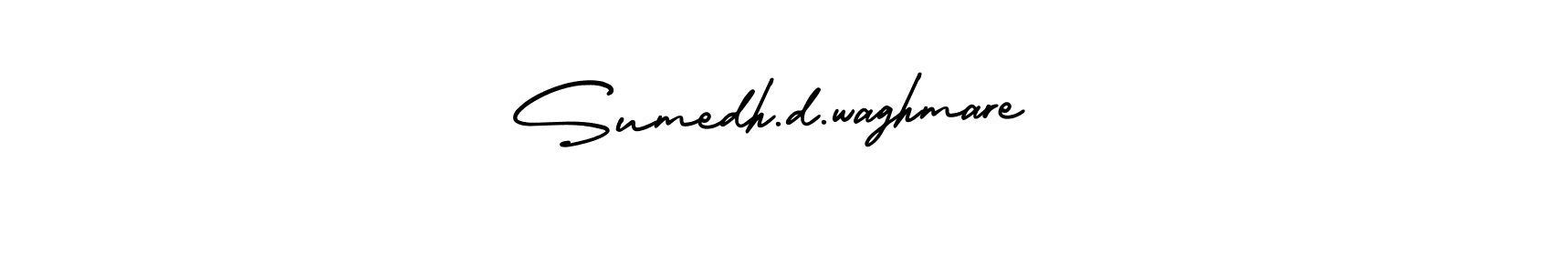 Also You can easily find your signature by using the search form. We will create Sumedh.d.waghmare name handwritten signature images for you free of cost using AmerikaSignatureDemo-Regular sign style. Sumedh.d.waghmare signature style 3 images and pictures png